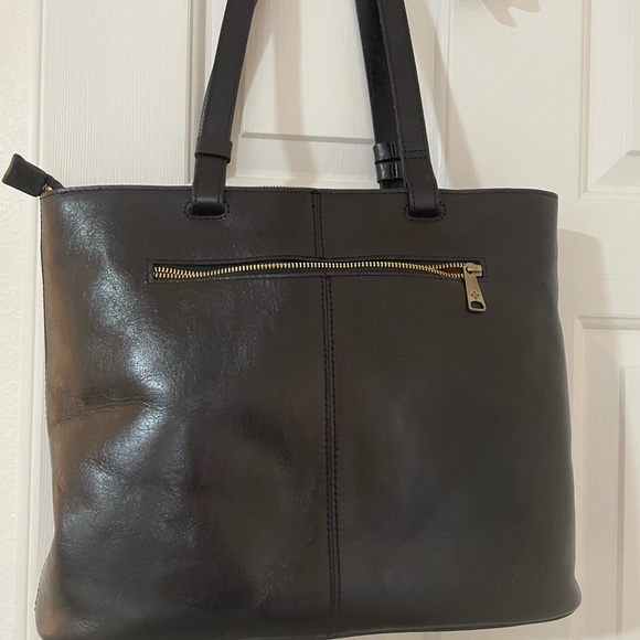 Patricia Nash Black and Brown Shoulder Bag with Geometric Design - Picture 2 of 4